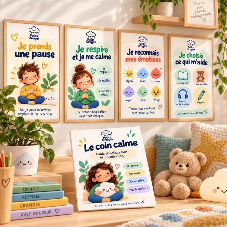 Bonus Le coin calme, quatre affiches